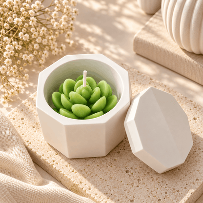 Succulent Candle – Without Lid