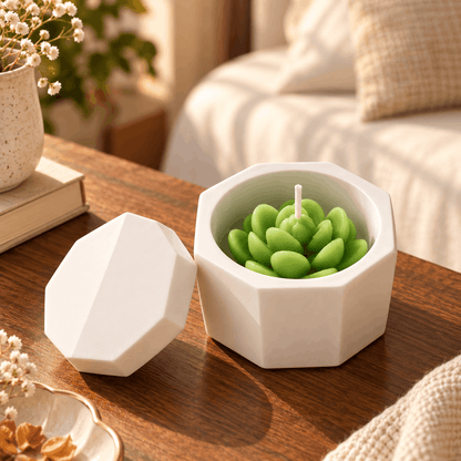 Succulent Candle – Without Lid