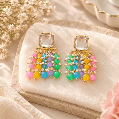 Prism Bloom Statement Earrings