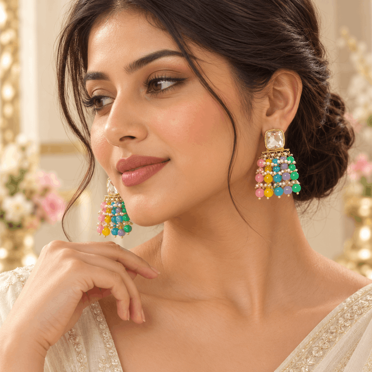 Prism Bloom Statement Earrings