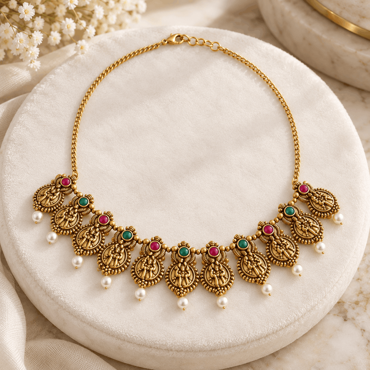 Rajwadi Heritage Necklace