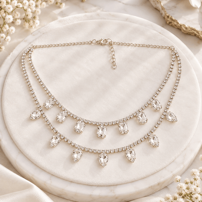 Celestial Cascade Layered Necklace