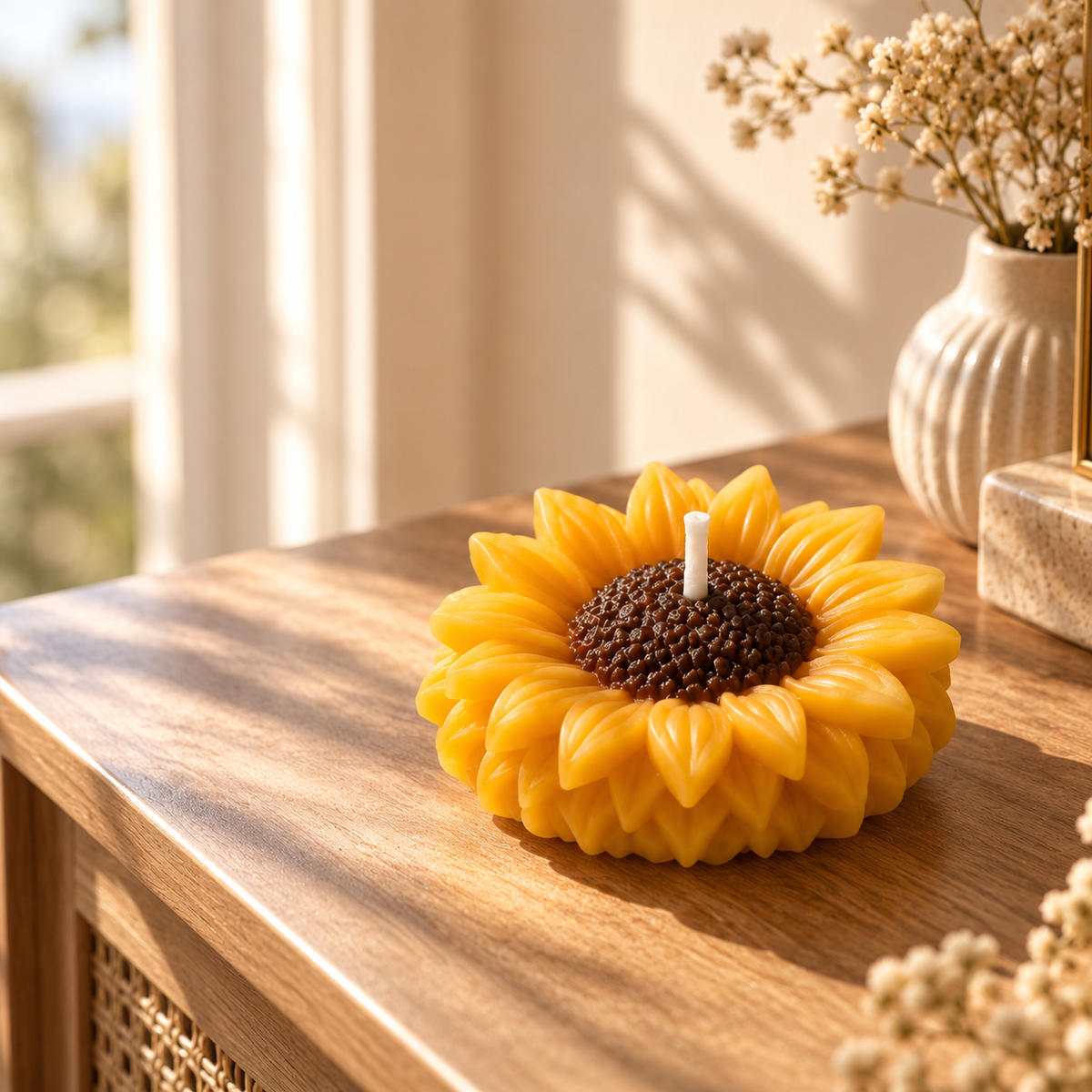 Sunflower Candle – Set of 3 Pieces