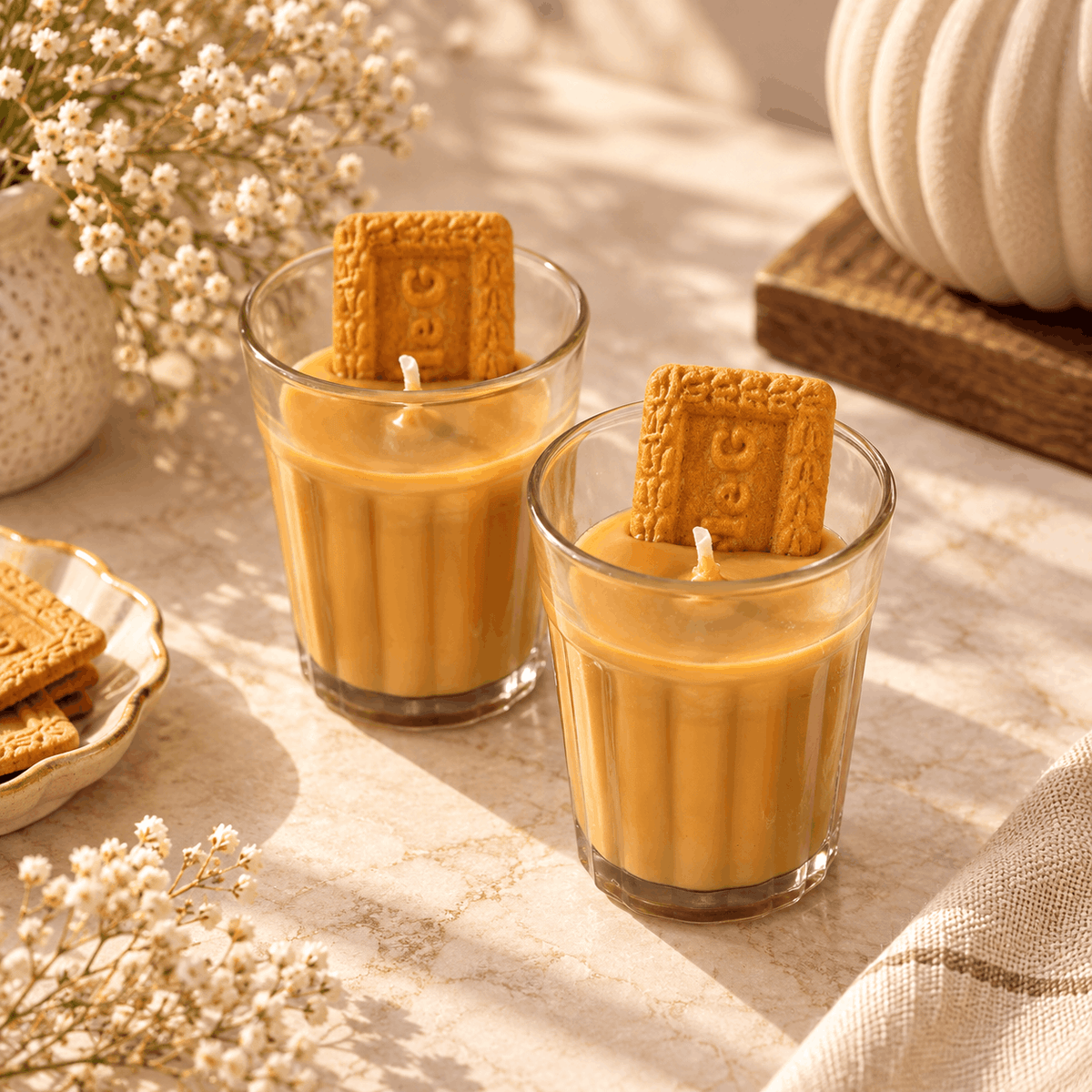 Chai Candle - Set of 2 Pieces