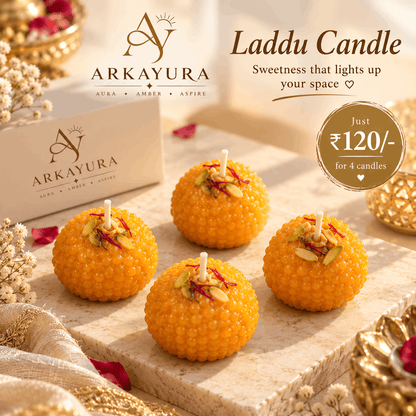 Laddu Candle – Set of 4 Pieces