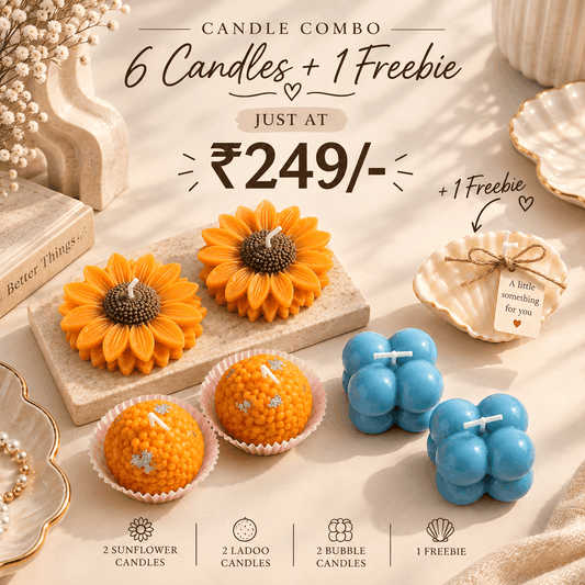 Candle Combo – 6 Candles + 1 Freebie