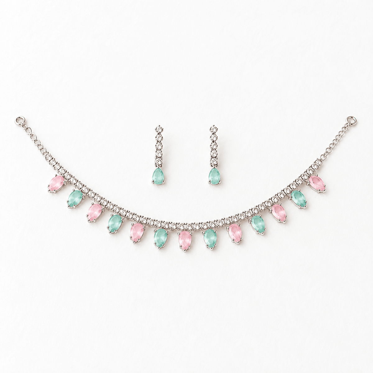 Minimal Everyday Necklace & Earrings Set