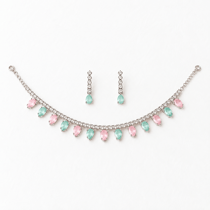 Minimal Everyday Necklace & Earrings Set