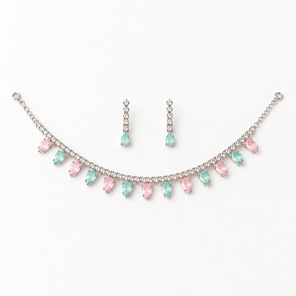 Minimal Everyday Necklace & Earrings Set