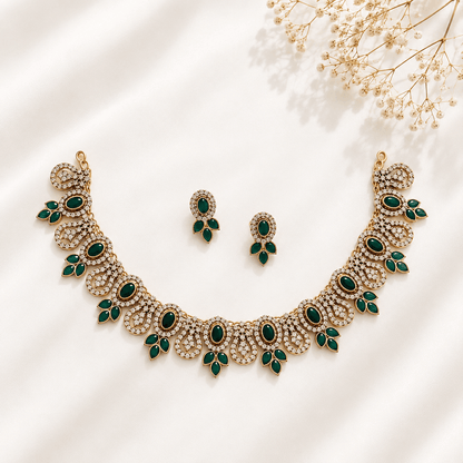 Statement Elegance Necklace & Earrings Set