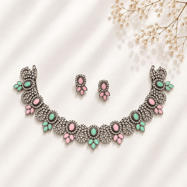 Statement Elegance Necklace & Earrings Set